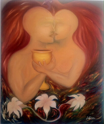 The Holly Grail - a Paint Artowrk by CRISTINA ANGHELESCU